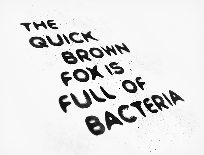 BacteriaW31 Bacteria typeface