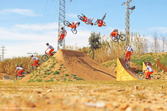 Dangerous Motorbike Stunts, Photography By LARS SCHARL Bike3 Dangerous Motorbike Stunts, Photography By LARS SCHARL