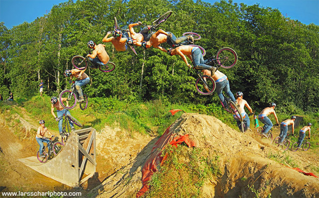 Dangerous Motorbike Stunts, Photography By LARS SCHARL Bike9 Dangerous Motorbike Stunts, Photography By LARS SCHARL