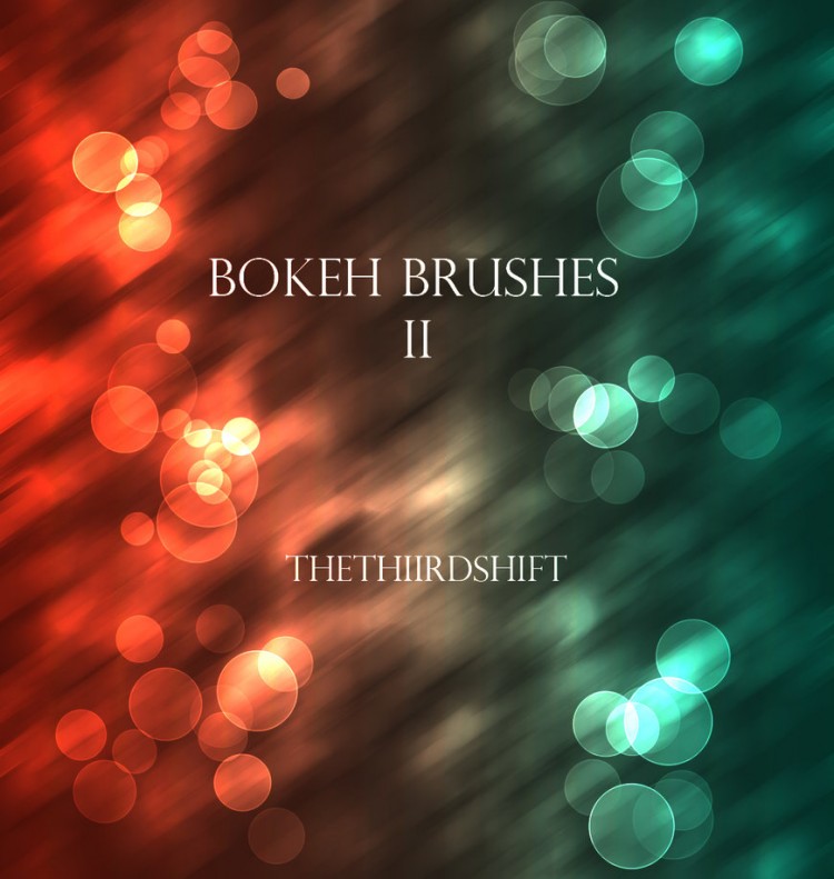 15 Free High Quality Bokeh Photoshop Brushes Bokeh Brushes II by thethiirdshift 750x791 15 Free High Quality Bokeh Photoshop Brushes