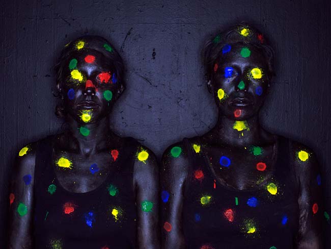 Color paint3 Impressive Body Color Art By Olaf Breuning
