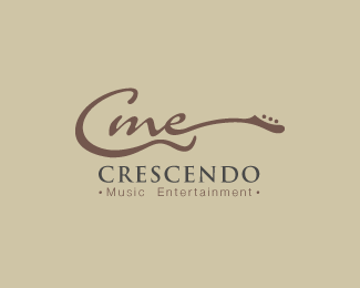 Crescendo Music Entertainment by Garychew1984 30+ Amazing Music Style Logos
