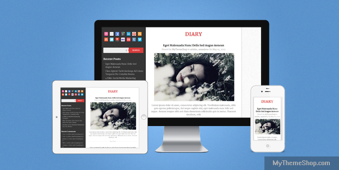 Diary Free Responsive WordPress theme by MyThemeShop Diary WordPress theme Diary Free Responsive WordPress theme by MyThemeShop