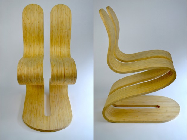Front Side The Fluid Ribbon Chair by Michael d’Amato