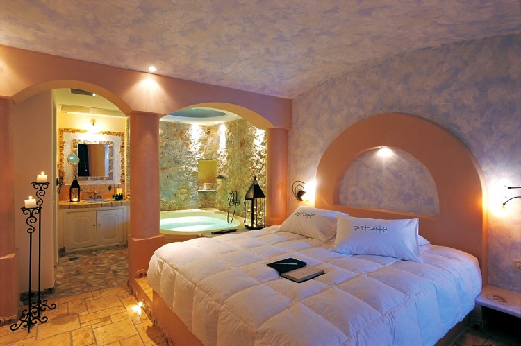 Honeymoon Escape: Astarte Suites, Santorini Junior suite private couples Jacuzzi seavolcanocaldera views Astarte Suites Hotel Santorini island2 750x499 Honeymoon Escape: Astarte Suites, Santorini