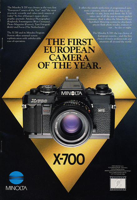 Minolta X 700 Great Retro Camera Ads