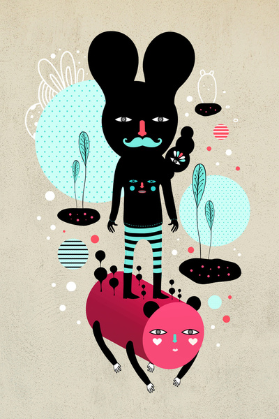Mowi Wowo custom tee design by Muxxi Mowi & Wowo t shirt design by Muxxi