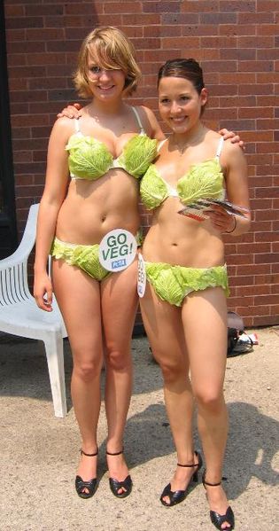 PETA Lettuce Ladies 15+ Creative PETA Advertisements