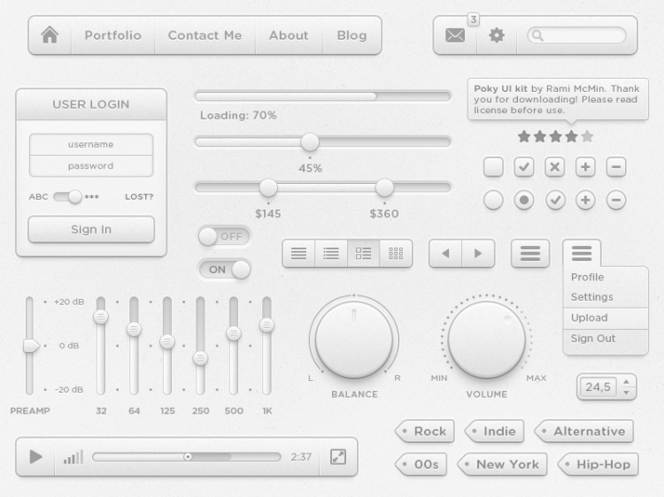 14 Free Ui kit and PSD Files Preview 750x562 14 Free Ui kit and PSD Files