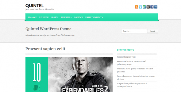 Quintel Magazine WordPress Theme Quintel Free WordPress Theme Quintel Magazine WordPress Theme