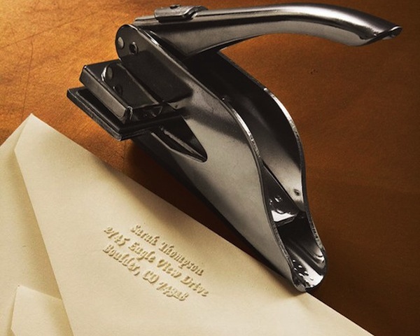 Return Address Embosser1 Return Address Embosser