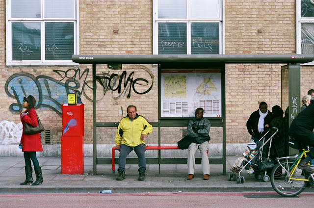 By the Bus Stop by Richard Hooker Shoreditch High Street By the Bus Stop by Richard Hooker