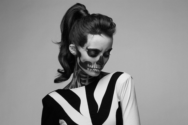  Admirable Skeleton Make Up By Pauline Darley