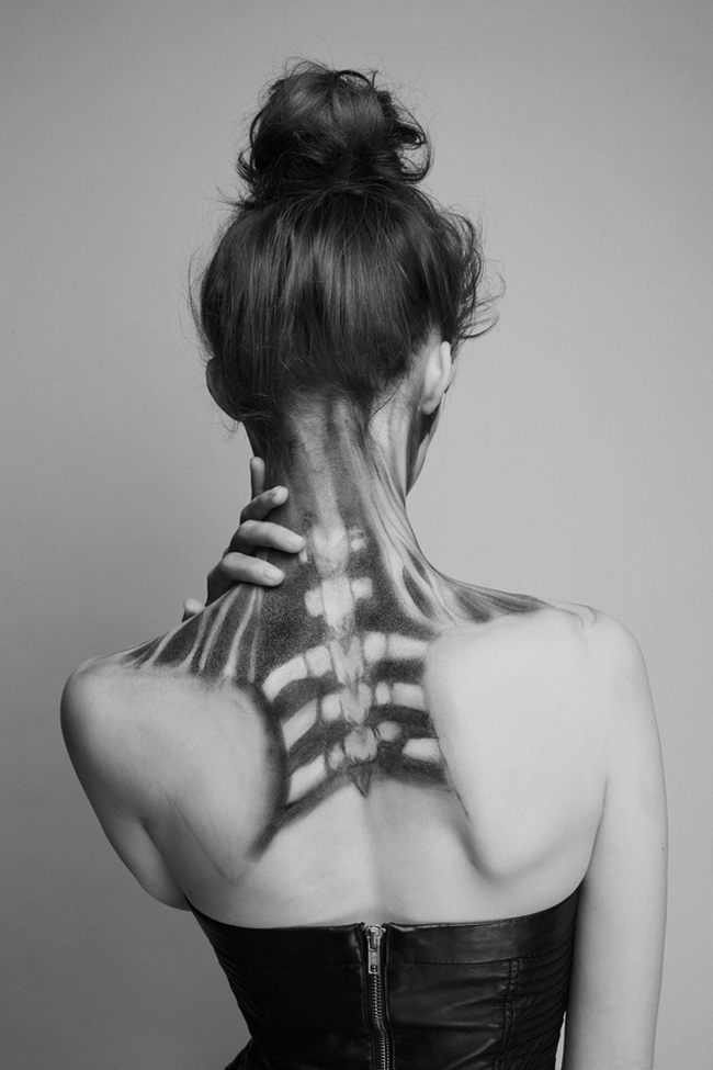  Admirable Skeleton Make Up By Pauline Darley