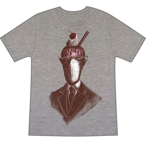 Sundae Best on Melange custom t shirt design by vonmonkey Sundae Best on Melange tee design by vonmonkey