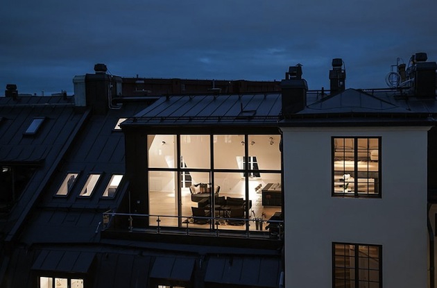 An Attic Based Penthouse in Stockholm An Attic Based Penthouse in Stockholm