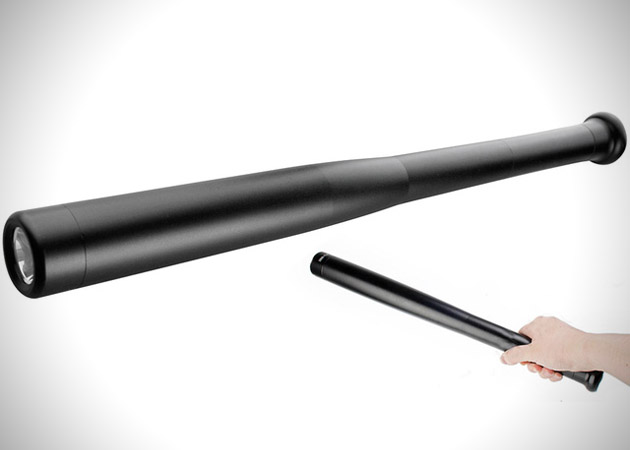 Theft Prevention: LED Flashlight Baseball Bat bat Theft Prevention: LED Flashlight Baseball Bat