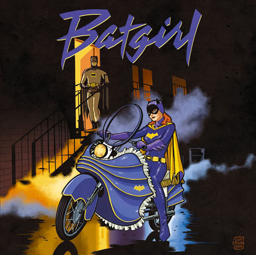 80’s Album Covers Recreated With Comic Book Heroes batgirl 80’s Album Covers Recreated With Comic Book Heroes