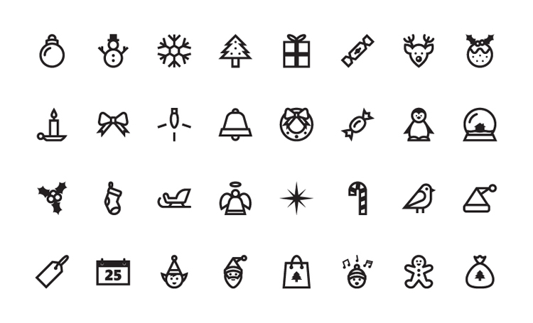 christmasicons Free Download: Christmas Icons by Sivioco
