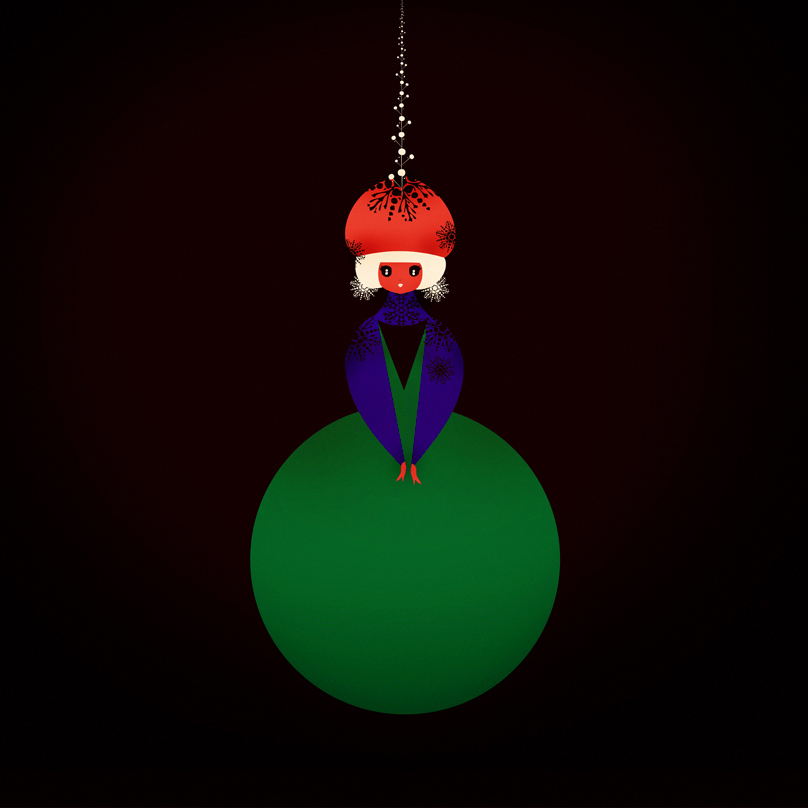 facebook02 thumbtack christmas dark Free gift download: Vintage Christmas illustrated stationery