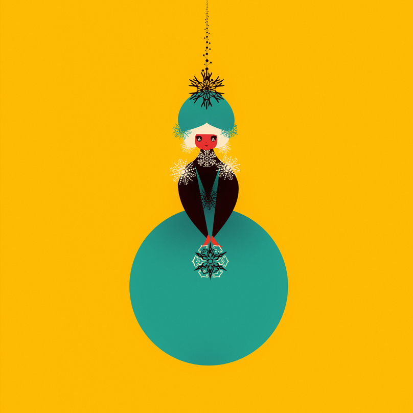 facebook03 thumbtack christmas yellow Free gift download: Vintage Christmas illustrated stationery