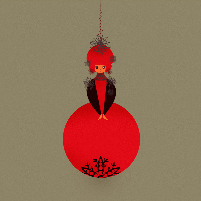 facebook04 thumbtack christmas red Free gift download: Vintage Christmas illustrated stationery