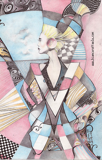 fashion illustration bianca raffaela 101 Fashion Illustrations Nr. 1, 10, 24 and 40