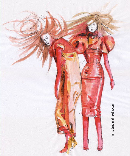 fashion illustration bianca raffaela 24 Fashion Illustrations Nr. 1, 10, 24 and 40
