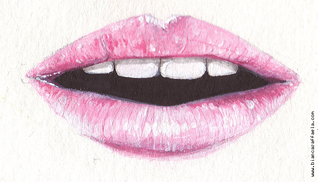 fashion illustration bianca raffaela 54 lips Fashion Illustration Nr. 54
