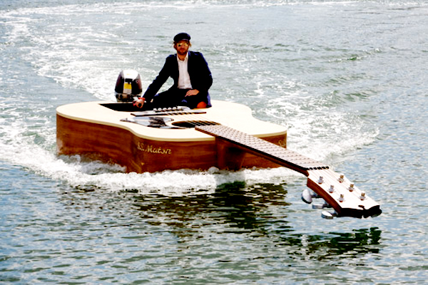 guitar boat