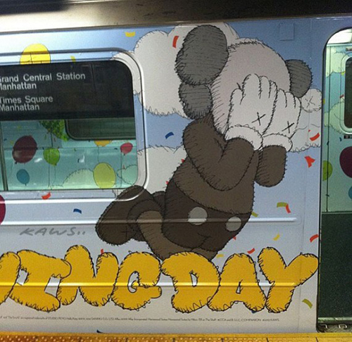  New York Subway Takeover by KAWS x MTA