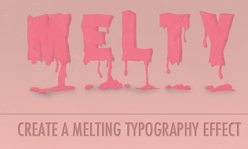 melting typography thumb Create A Melting Typography Effect