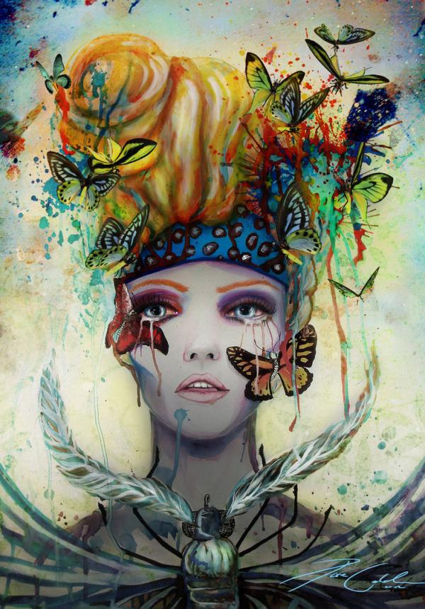 Colorful Portrait Paintings by Svenja Jödicke metamorphose by pixiecold600 8581 Colorful Portrait Paintings by Svenja Jödicke