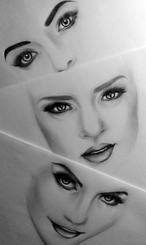 p 116 Portrait Drawings by Alexa M. Anton