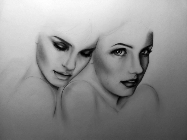 p 315 Portrait Drawings by Alexa M. Anton