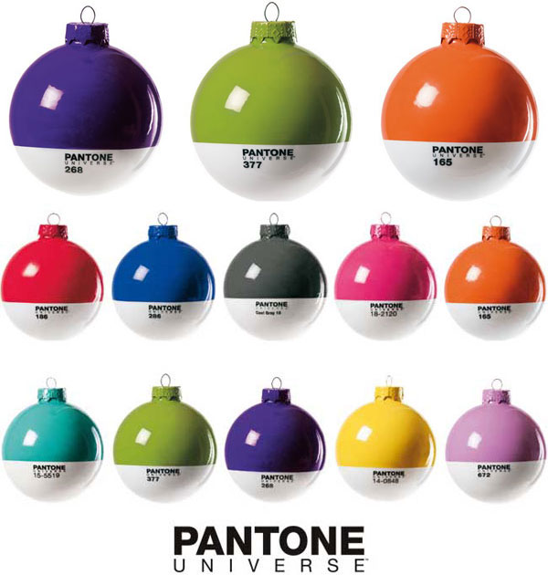 pantone x mass ball christmas 2 wasabimag Pantone Christmas Balls