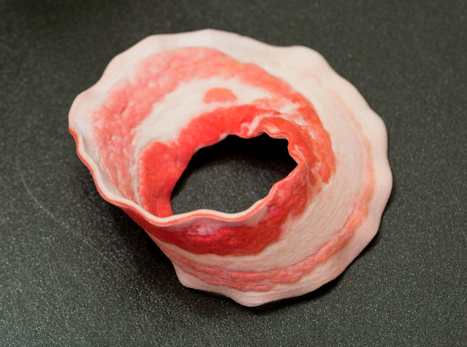 shapeways 3D Printed Bacon 3D Printing Bacon to Infinity with the Bacon Mobius Strip