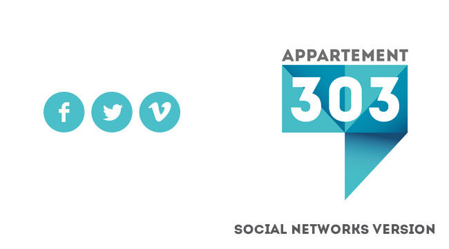 The french design studio Appartement 303 has a new logo social2 The french design studio Appartement 303 has a new logo
