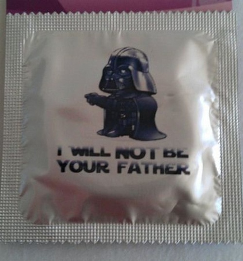 tumblr md1h06o1XB1qiqf01o1 500 I will not be your father   Darth Vader condom
