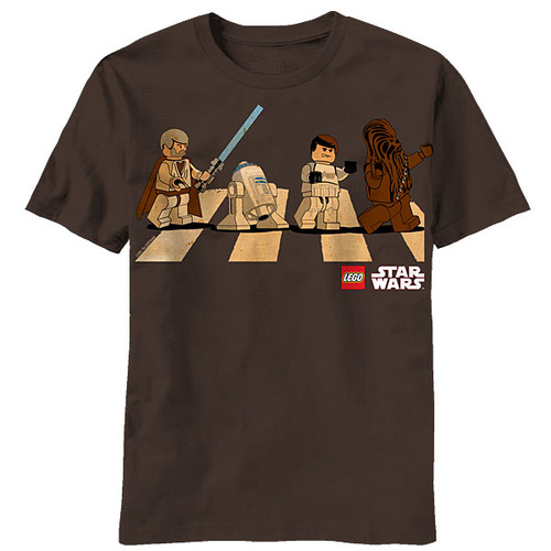 tumblr me4a5cRuEy1qiqf01o1 500 Star Wars Lego Abbey Road T Shirt