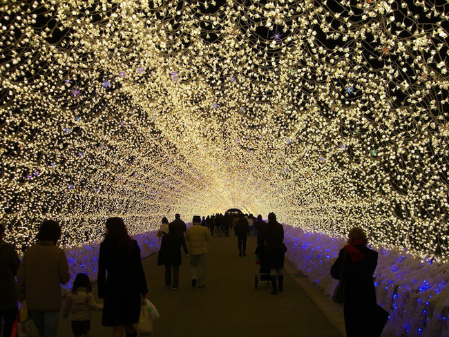 Fantastic Subway Of Lights In Japan tunnel0 Fantastic Subway Of Lights In Japan