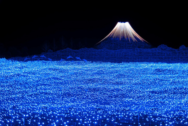 Fantastic Subway Of Lights In Japan tunnel18 Fantastic Subway Of Lights In Japan