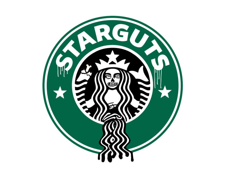 BRAND LOGOS GET A ZOMBIE APOCALYPSE MAKEOVER visual news starguts BRAND LOGOS GET A ZOMBIE APOCALYPSE MAKEOVER