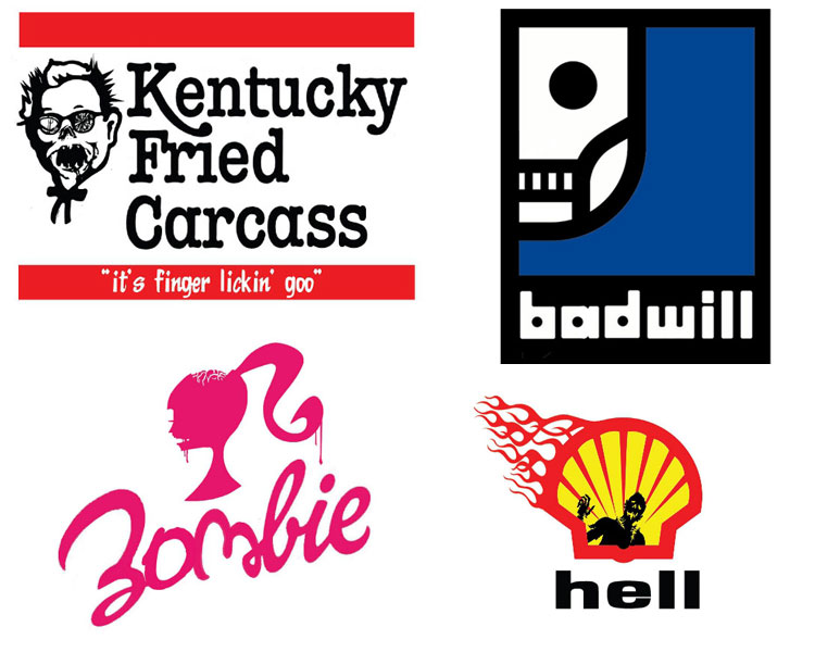 BRAND LOGOS GET A ZOMBIE APOCALYPSE MAKEOVER visualnews 21 BRAND LOGOS GET A ZOMBIE APOCALYPSE MAKEOVER