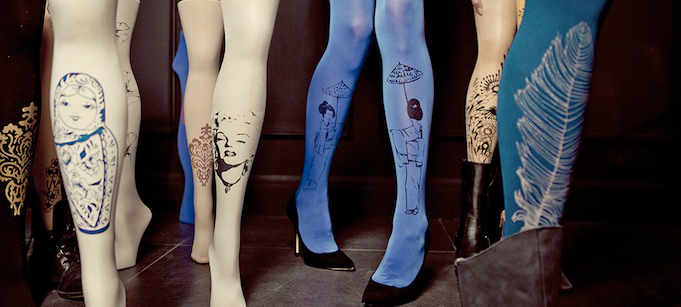 Zohara Winter 2012 Fashion Print Tights Collection zohara print fashion tights model general 1 Zohara Winter 2012 Fashion Print Tights Collection