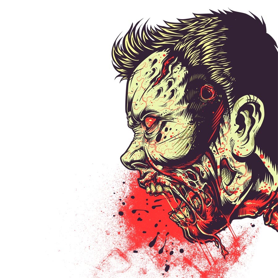 zombiefrenzy web art 0x0 b fff Zombie frenzy! t shirt design by Mr Nicolo