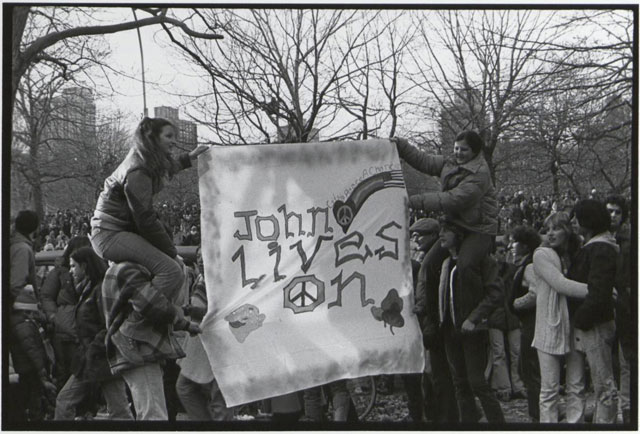 Lennon Shot Dead 02 John Lives On in Central Park Lennon Shot Dead