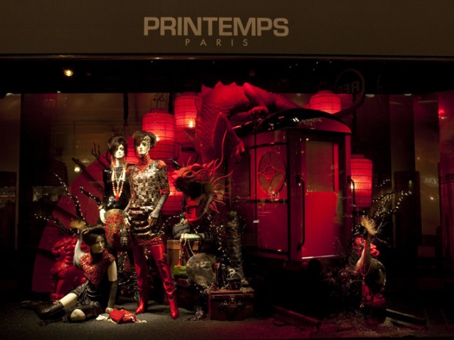 1155 Printemps Christmas dreams windows by Karl Lagerfeld