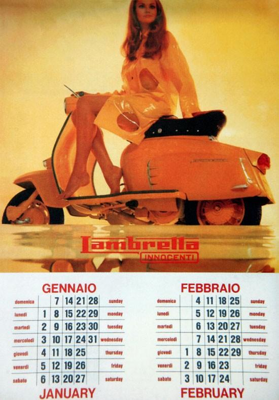 1968 Lambretta Calendar 1968 Lambretta Calendar 2 1968 Lambretta Calendar