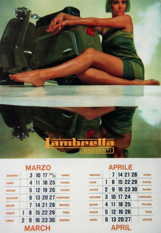 1968 Lambretta Calendar 1968 Lambretta Calendar 3 1968 Lambretta Calendar